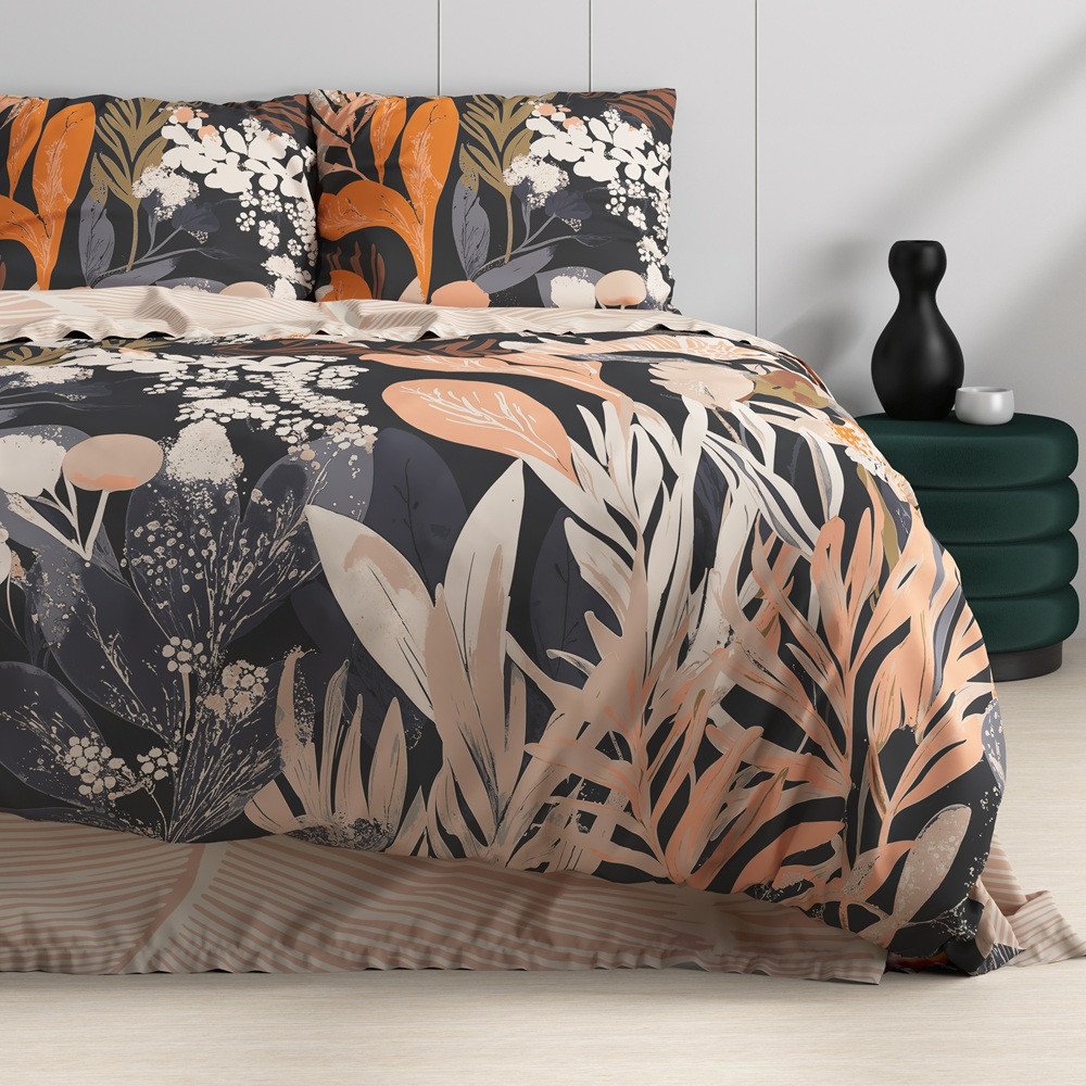 Sengesæt Mystisk have med løve på i ren bomuld fra Sleeptime.dk