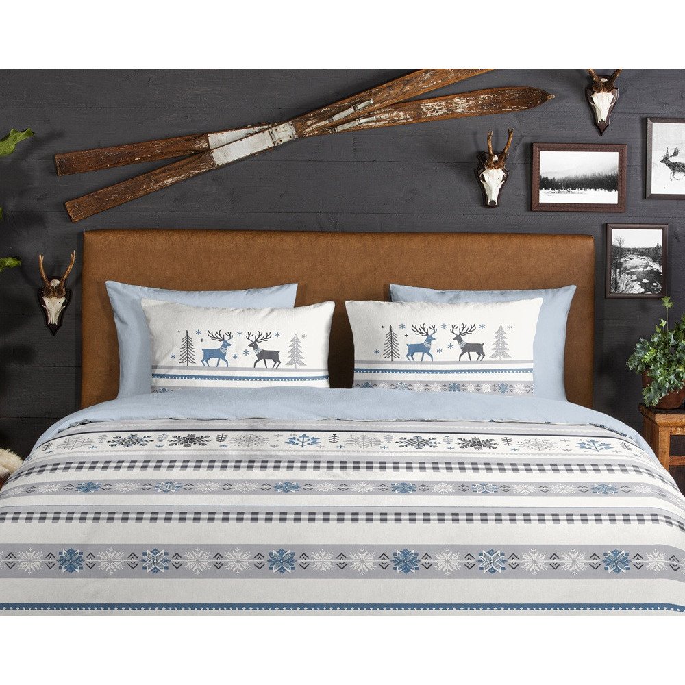 Flonel Sengesæt Aila til børn og voksne fra Sleeptime.dk OEKO-TEX-certificeret