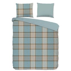 Flonel Sengesæt Jacco med ternet mønster fra Mytrendyhome.dk