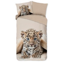 Sengesæt “Leo” med leopardunge | MyTrendyHome