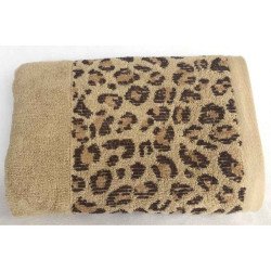 Trendy Leopard frotté håndklæde i 100% bomuld fra MytrendyHome.dk