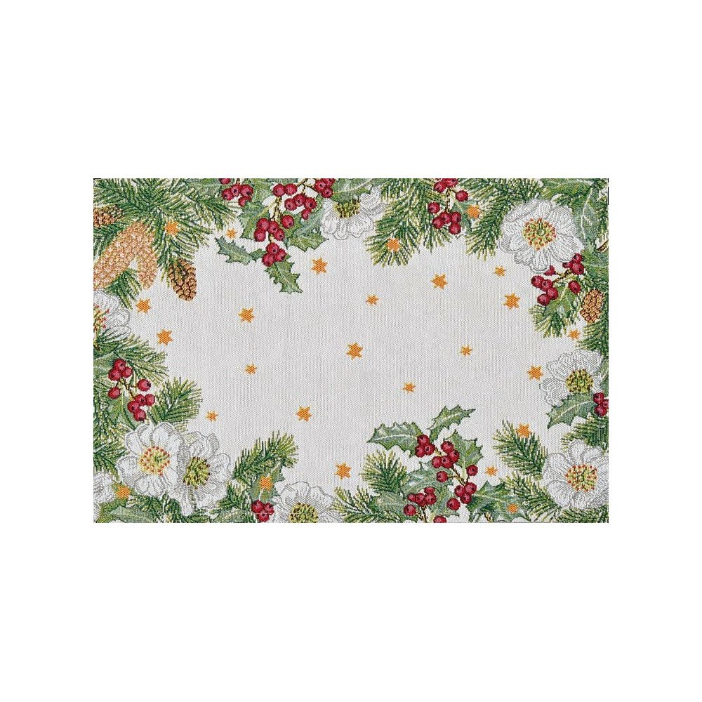 Dækkeserviet Christmas Rose fra MyTrendyHome.dk