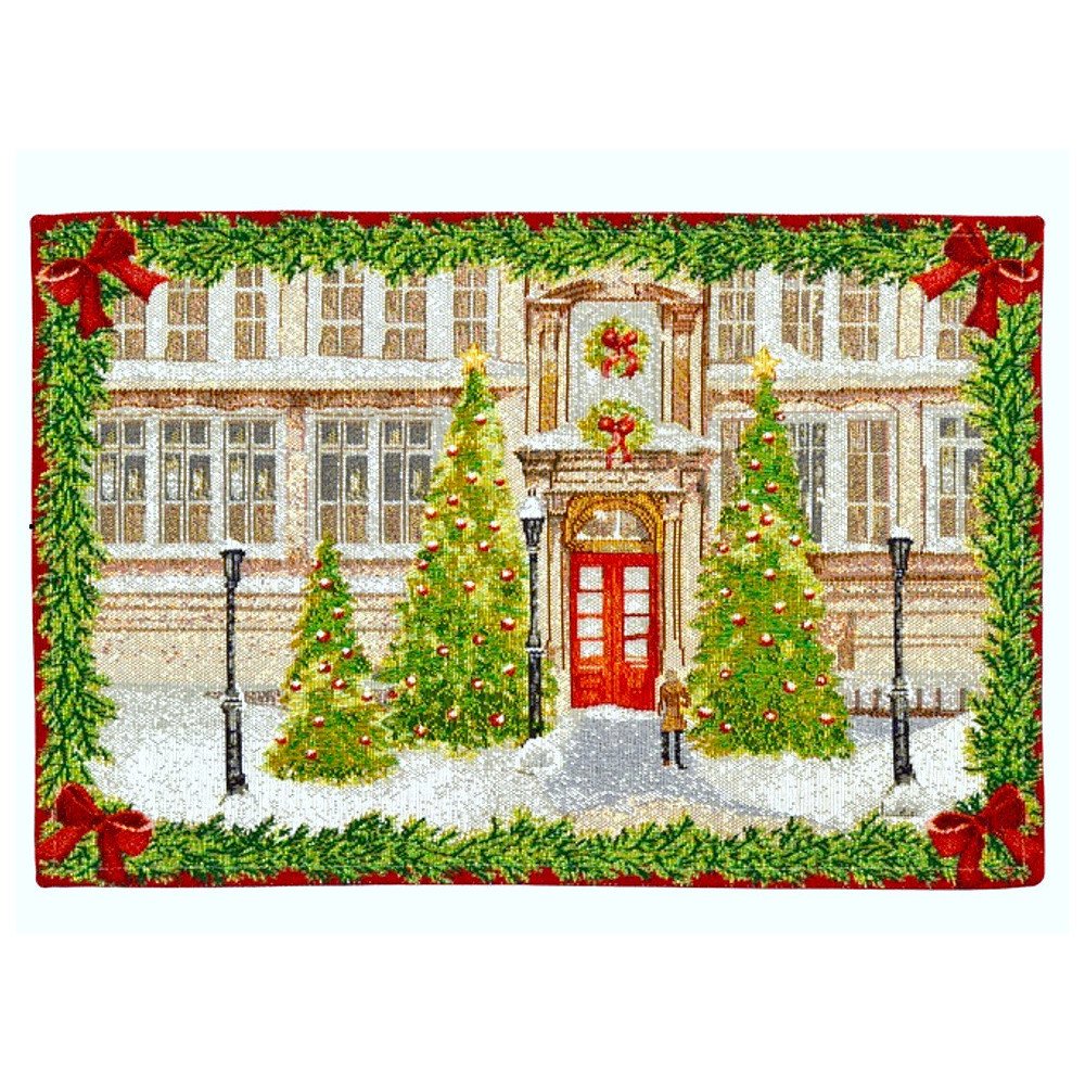 Dækkeserviet WELCOME X-MAS med julemotiv fra MytrendyHome.dk