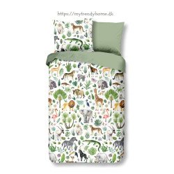 Børnesengesæt Jungle med vilde dyr fra Mytrendyhome.dk