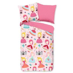 Børnesengetøj med feer – Fairy Fee sengesæt i 100% bomuld