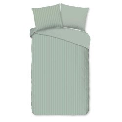 Bomuldssatin Hotel Sevilla, Støvetgrøn ensfarvet sengesæt– luksus og komfort / MyTrendyHome