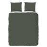 Bomuldssatin BS - Ensfarvet, Olivengrøn Unicolor sengesæt fra MyTrendyHome.dk