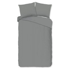 Bomuldssatin  Grå ensfarvet sengesæt– luksus og komfort / MyTrendyHome