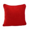Pudebetræk til sofapude i rød farver,  størrelser: 45 x 45 cm, 100% bomuld