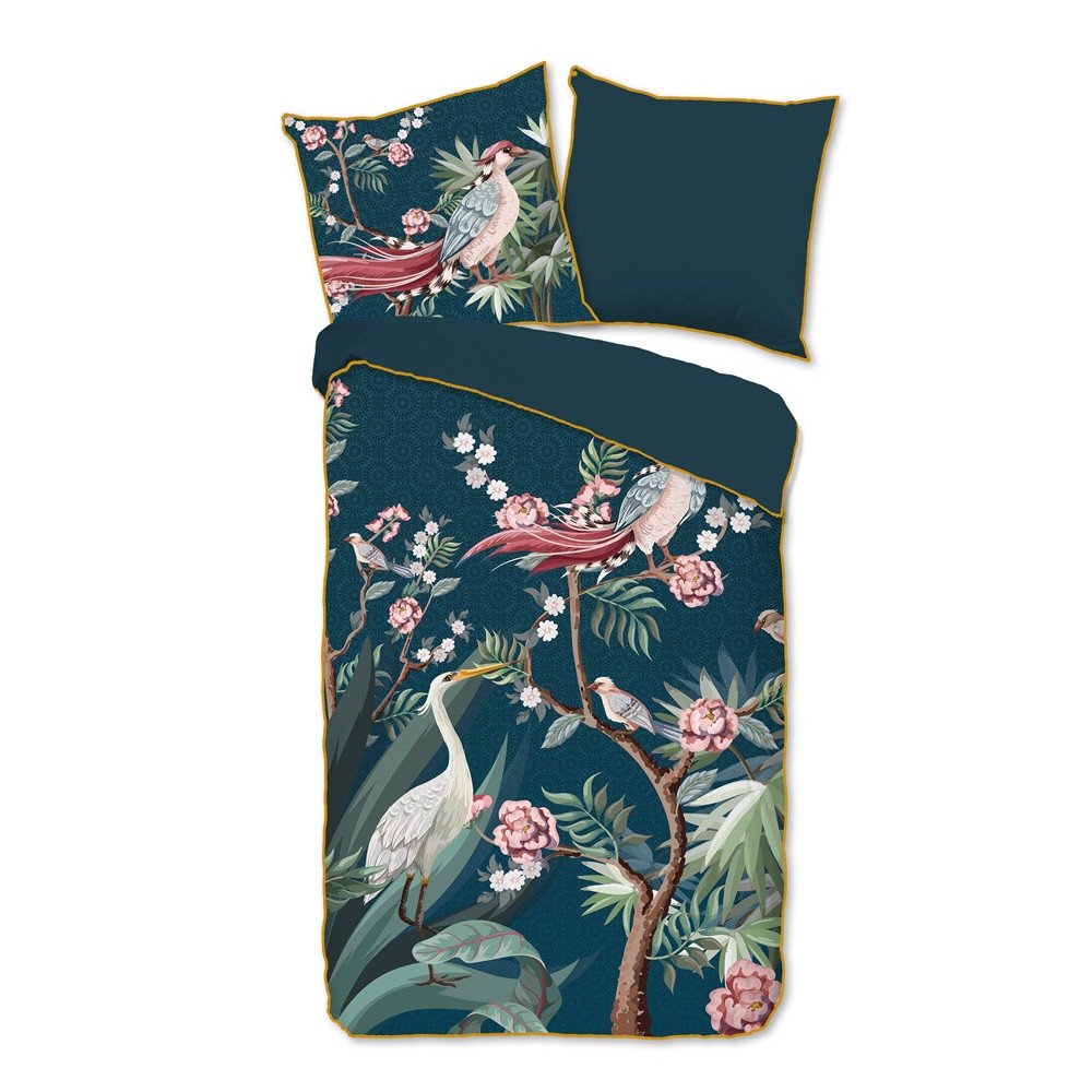 Sarenza Petrol Luksuriøst bomuldssatin sengetøj i 100% bomuld fra Sleeptime.dk